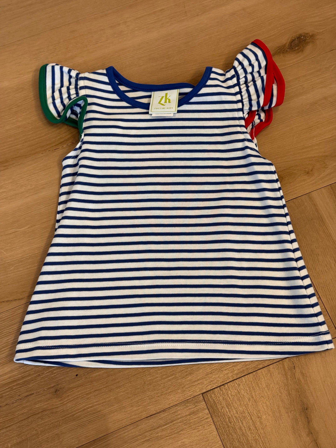 Angel Blouse Royal Blue Stripe