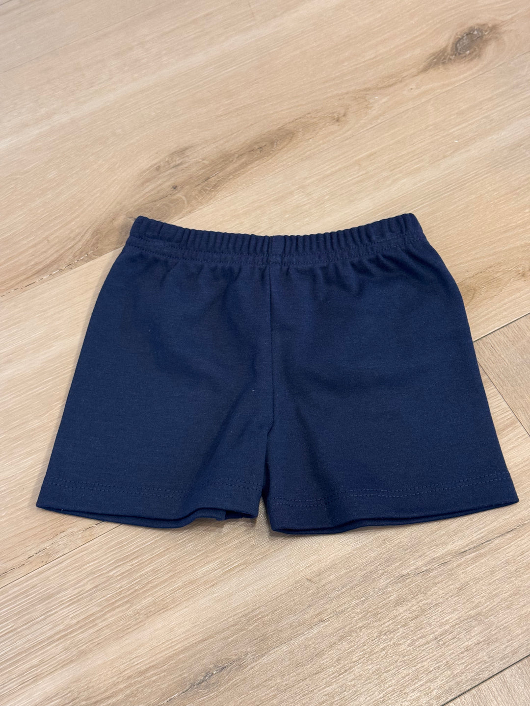 Navy Knit Leo Short