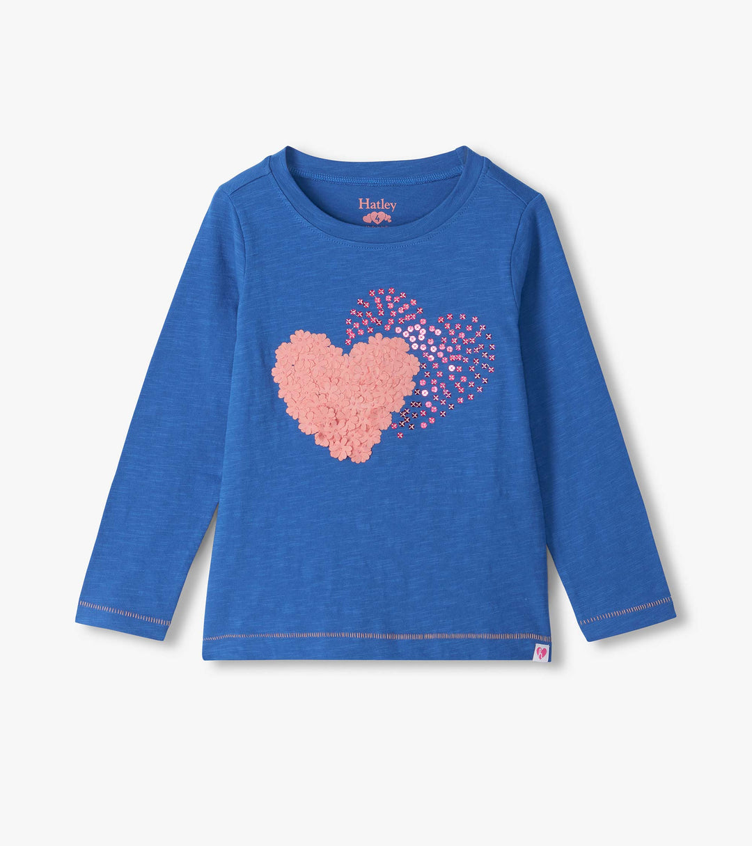 Double Hearts LS Graphic Tee