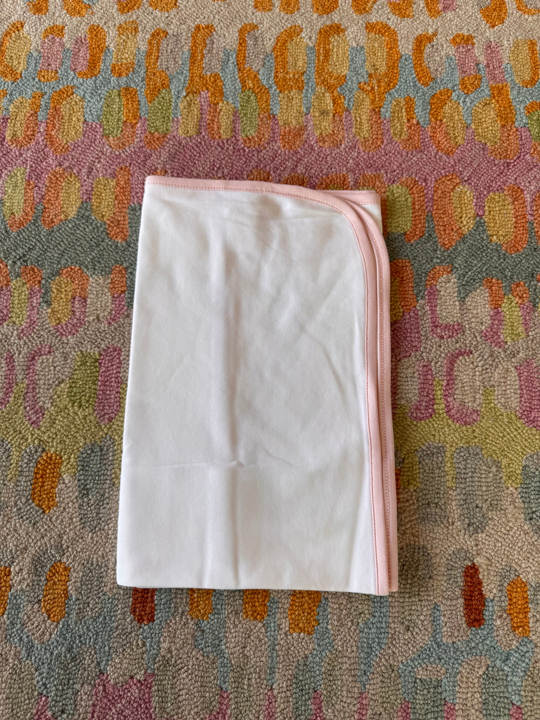 Bundle Up Blanket-White/Pink