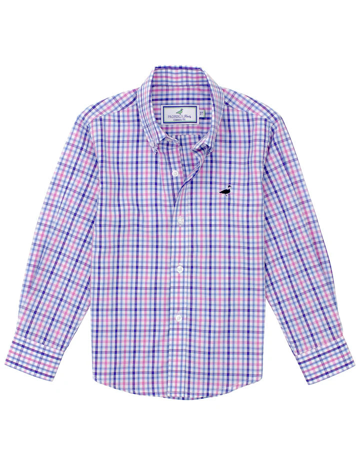 Seasonal Sportshirt-Blueberry
