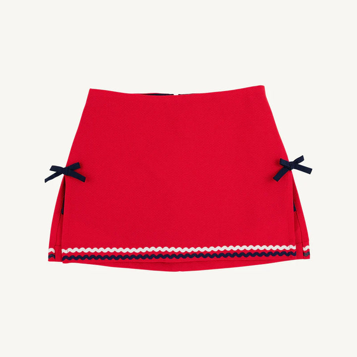 Clays Club Skort-Richmond Red/Nantucket Navy