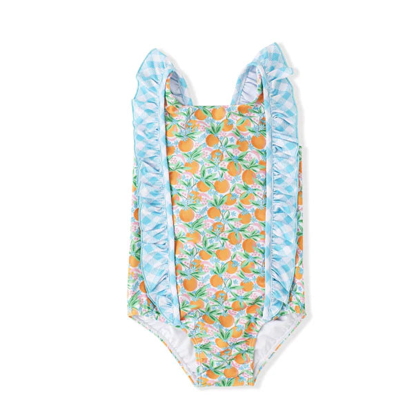 Citrus Bloom 1pc Swimsuif
