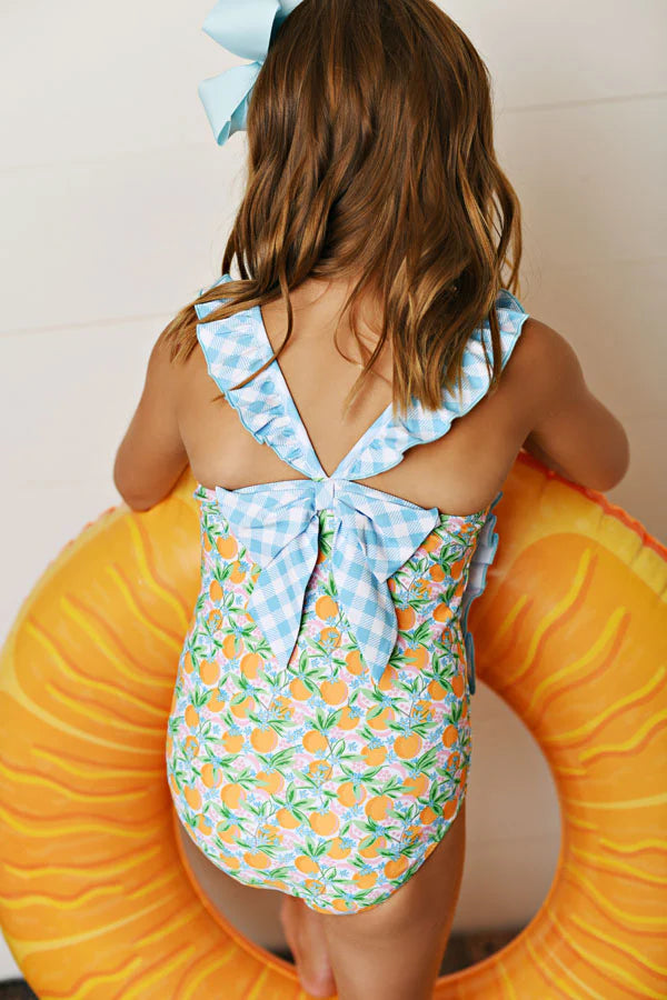 Citrus Bloom 1pc Swimsuif