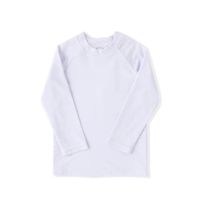 White Unisex Rashguard Top