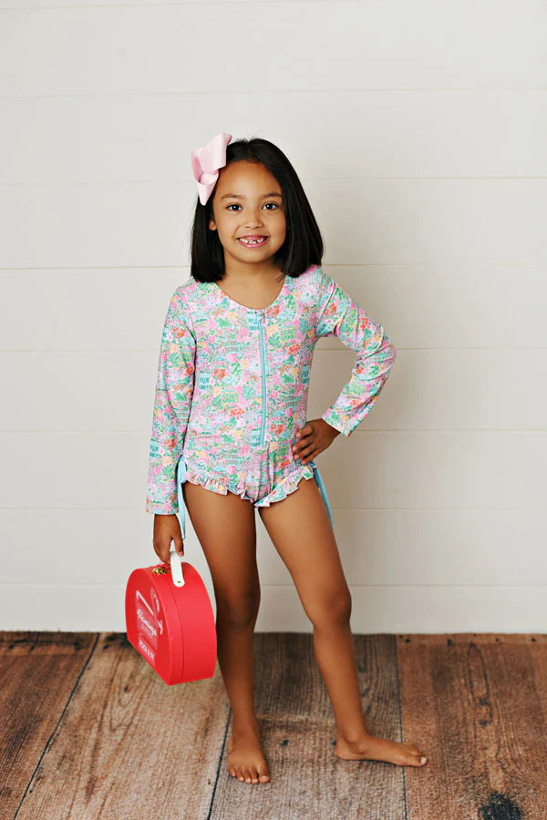 Charleston 1pc Rashguard Swimsuit