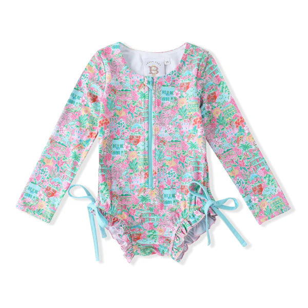 Charleston 1pc Rashguard Swimsuit