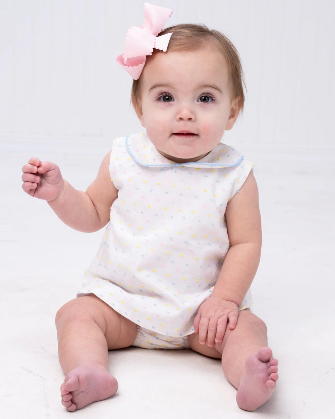 Raleigh Diaper Set-Pastel Swiss Dot
