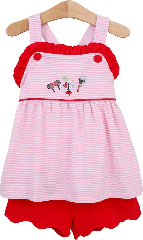 Mouse Scalloped Short Set