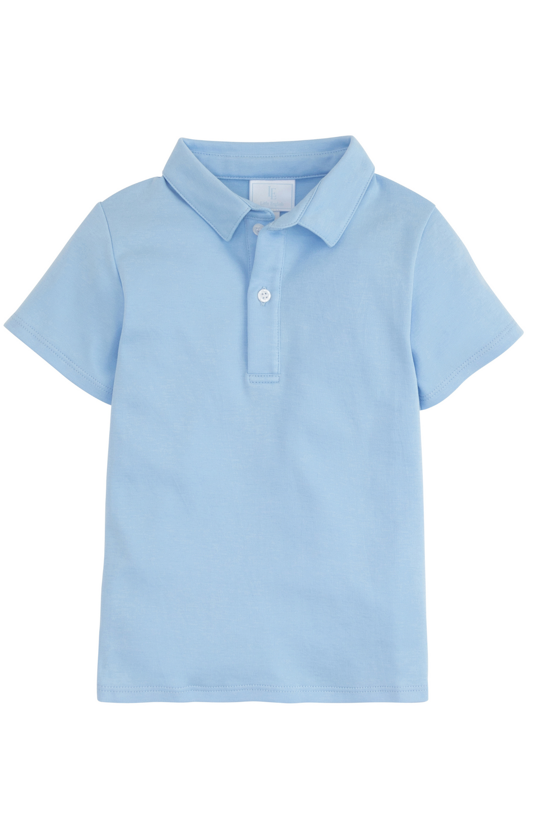 Short Sleeve Polo-Lt Blue
