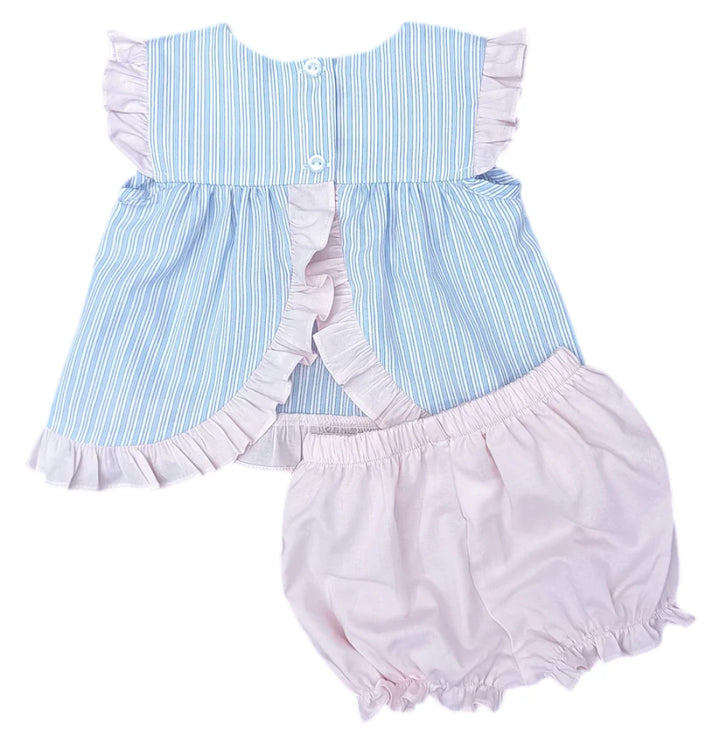 Natalie Bloomer Set-Pink Stripe