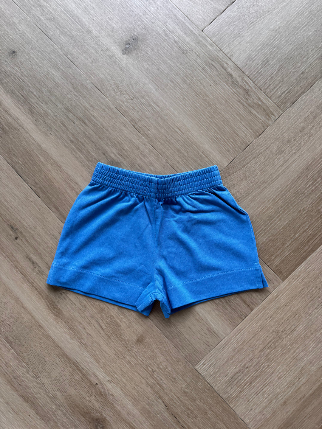 Royal Blue Knit Shorts