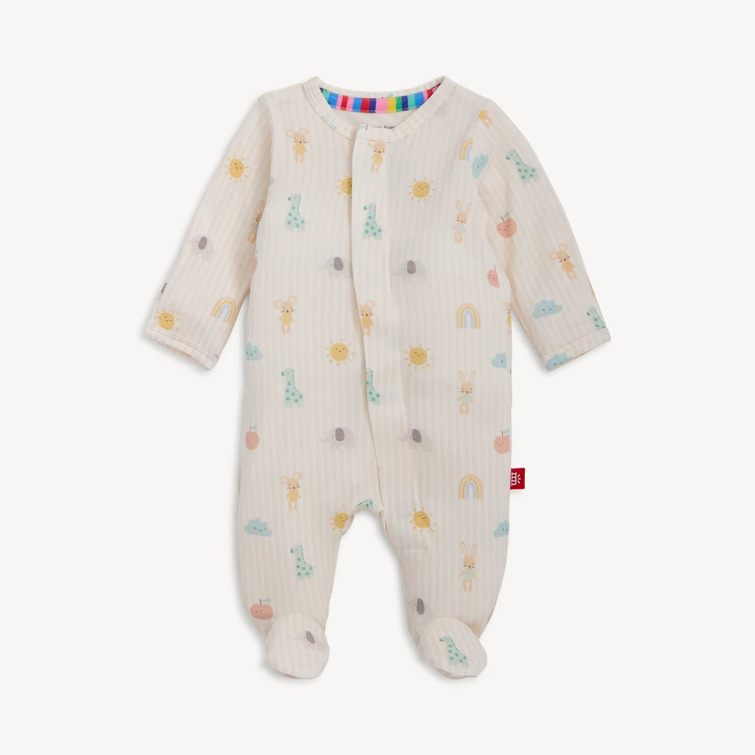 Lullaby Sky Pink Footie