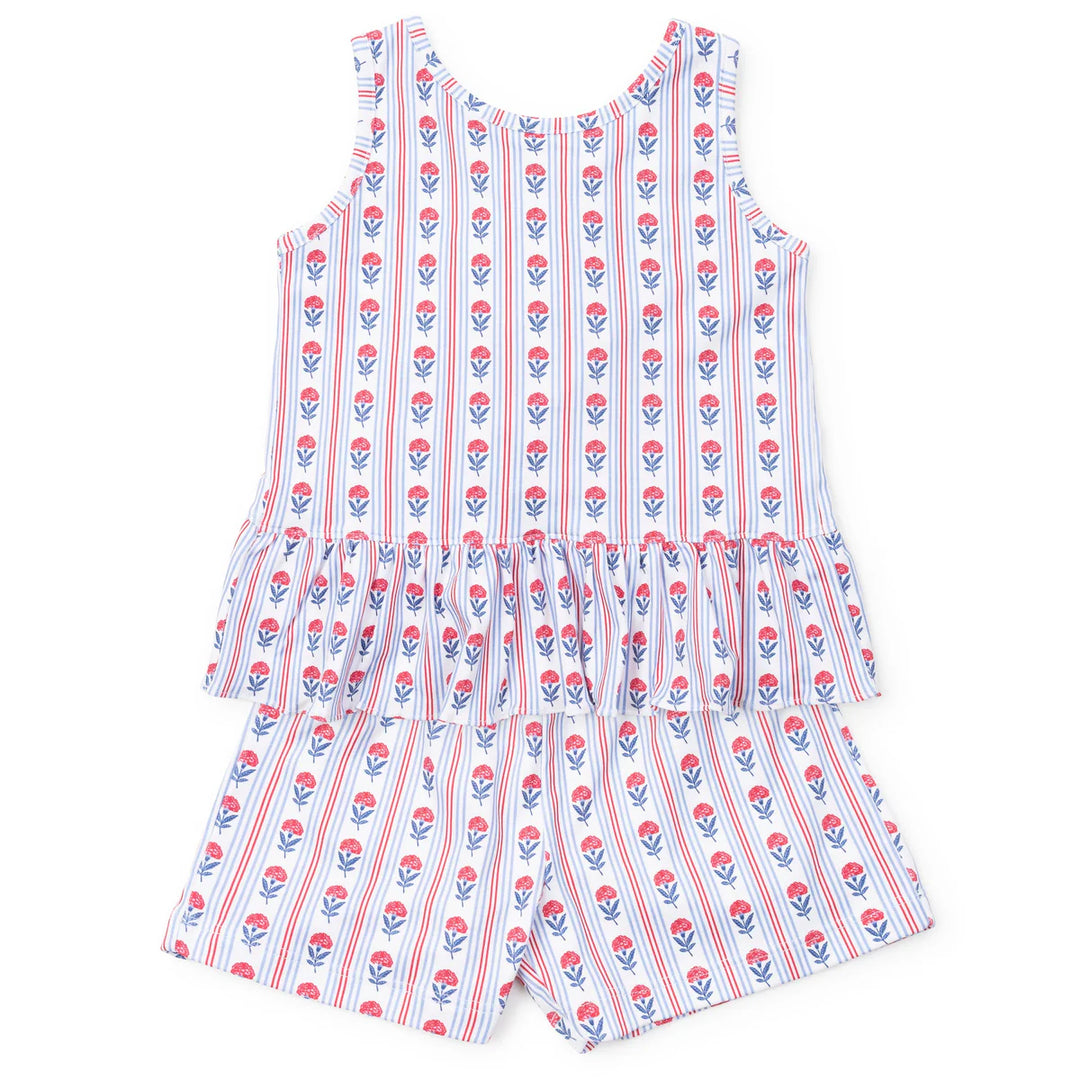 Poppy Girls Short Set-Liberty Floral