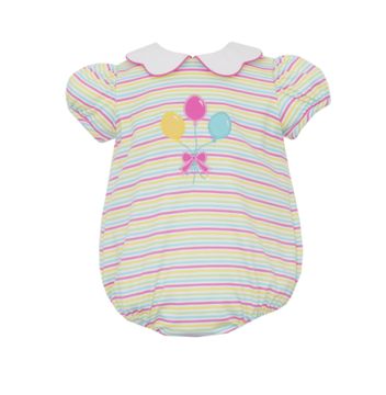 Balloons Pink Multi Stripe Knit Bubble
