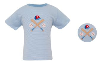 Baseball Knit Stripe T-Shirt