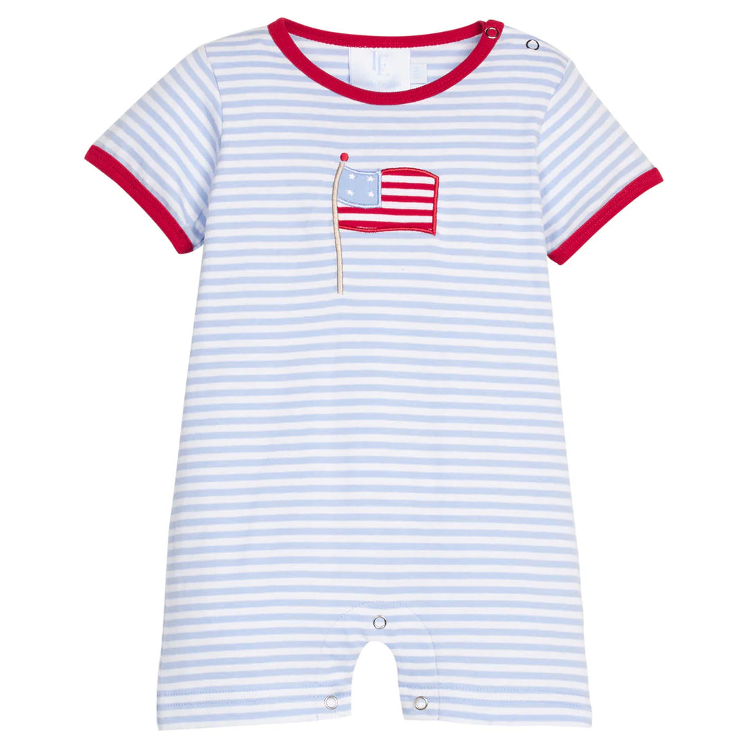 Appliqué Romper-Flag