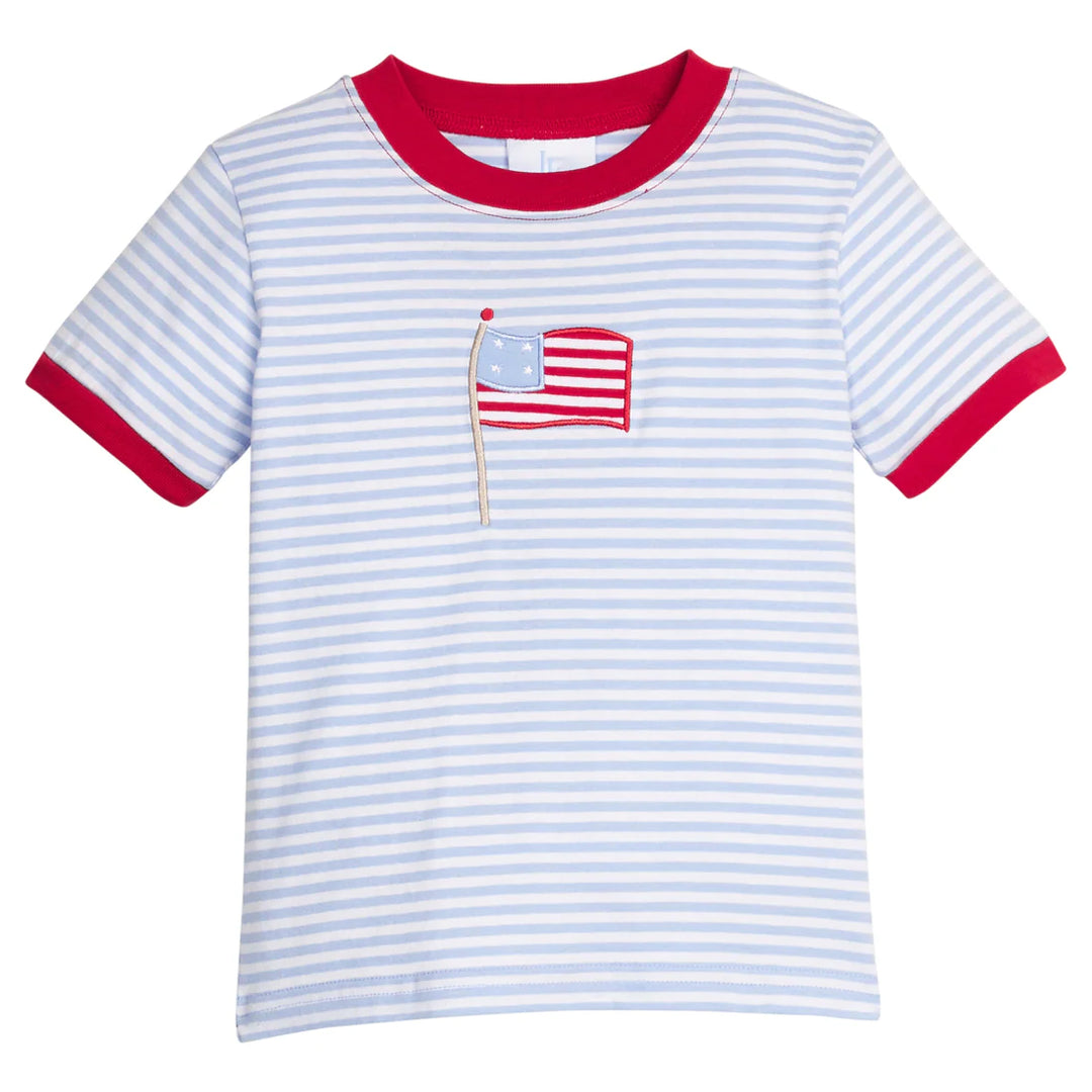 Appliqué T-Shirt-Flag