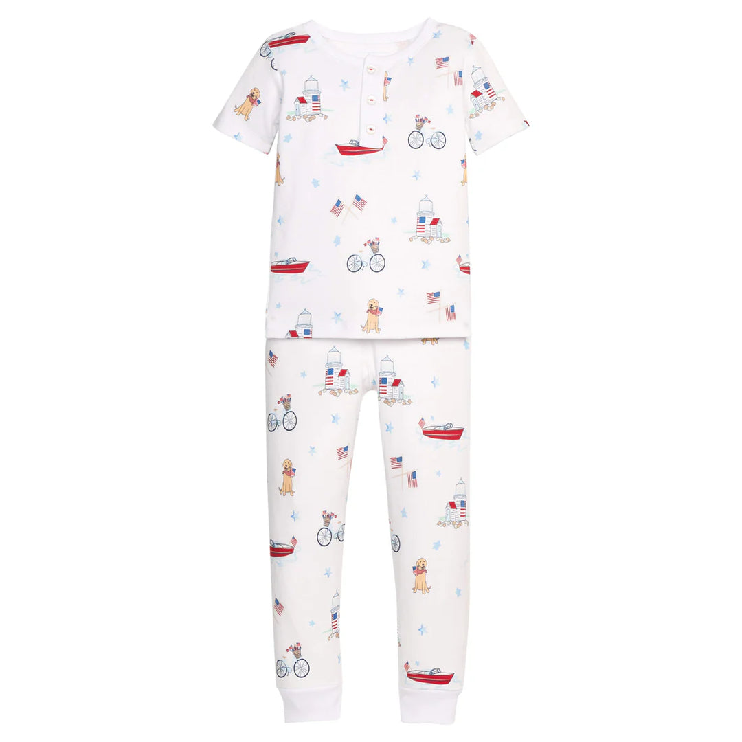 SS Printed Jammies-Coastal Summer