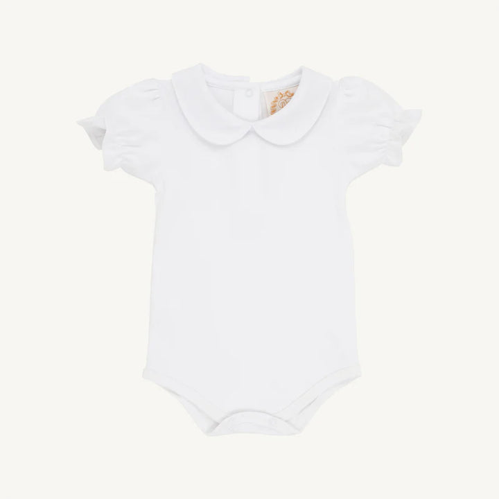 Maude's Peter Pan SS-Worth Ave White Shirt & Onesie