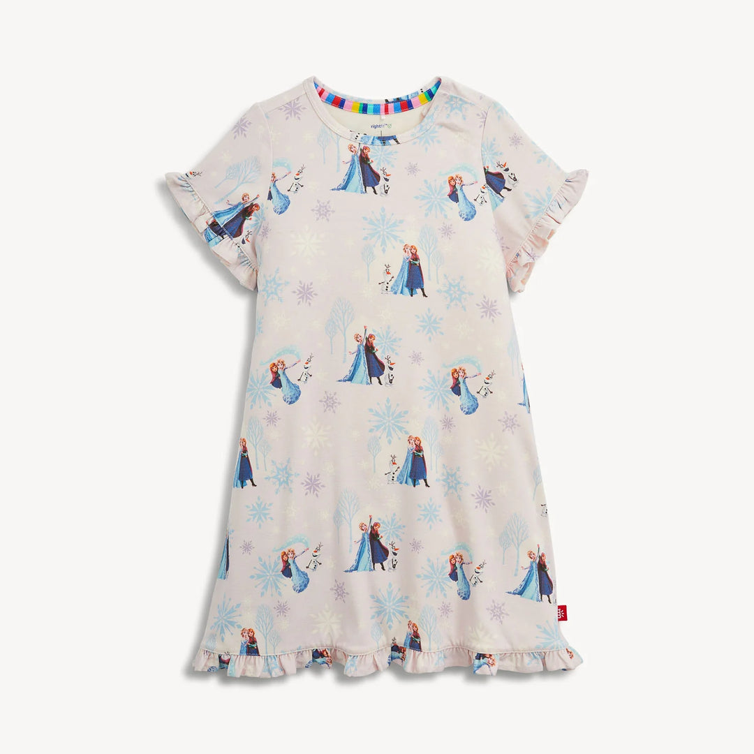 Frozen Ruffle Gown