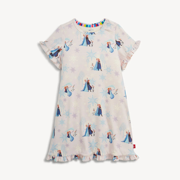 Frozen Ruffle Gown