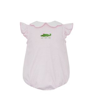 Alligator Girl’s Ruffle Sleeve Bubble