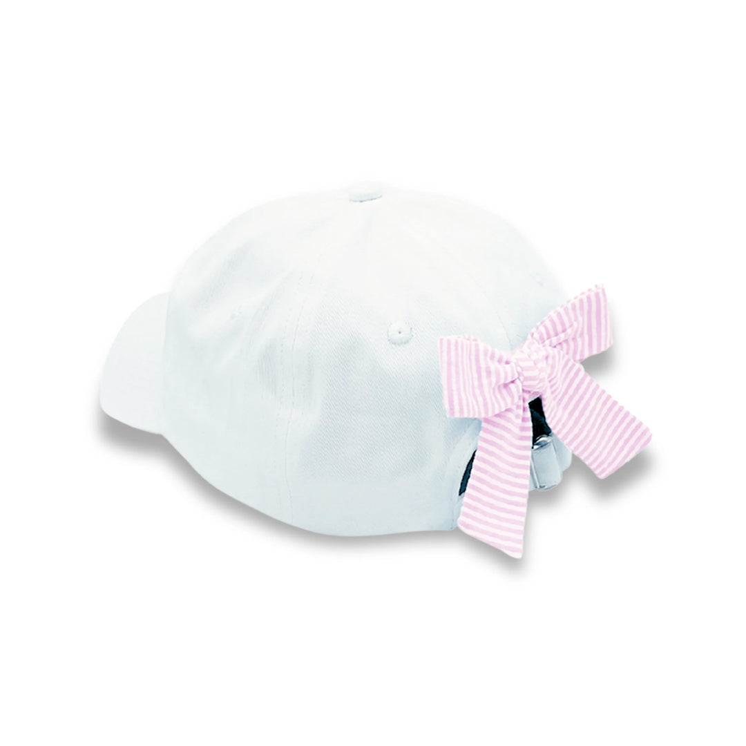 MINI Bow Baseball Hat -pink