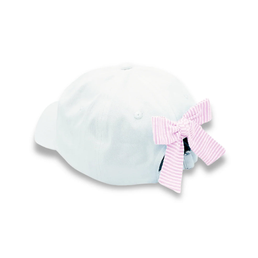 MAMA Bow Baseball Hat-pink