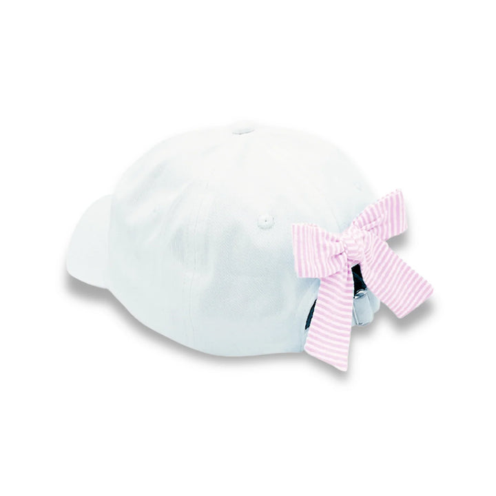 MAMA Bow Baseball Hat-pink