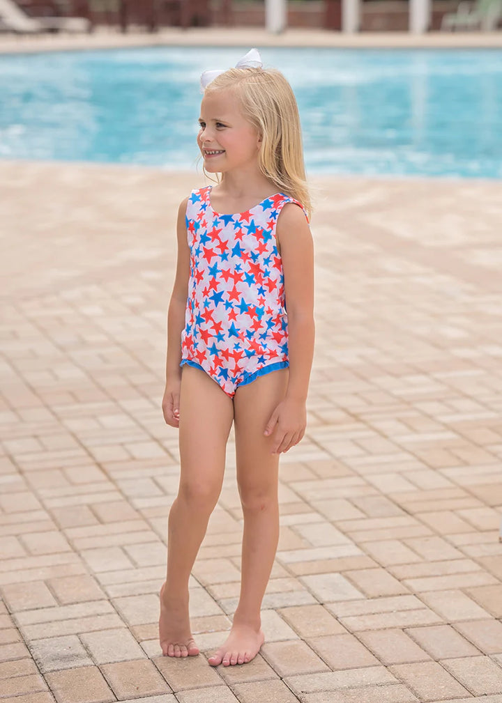 Lottie One Piece Swim-Patriotic Stars