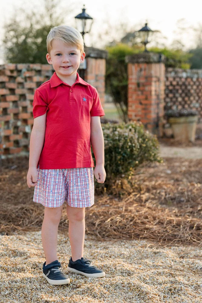 Red Polo w/Star