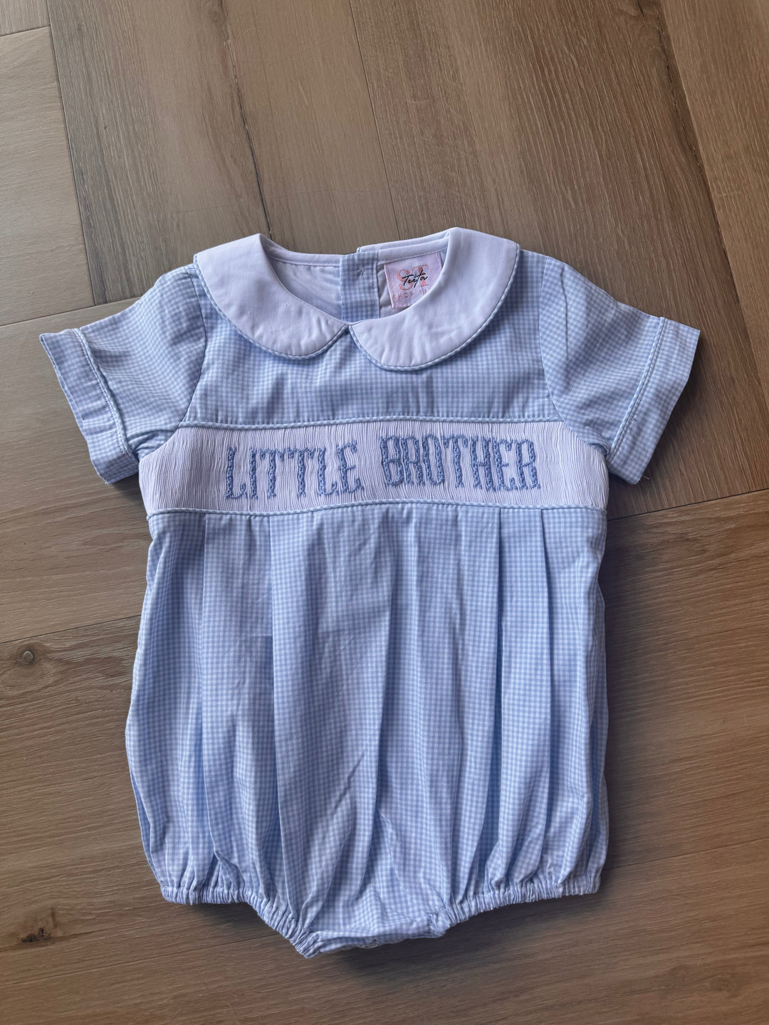 Little Brother Bubble-Blue Gingham
