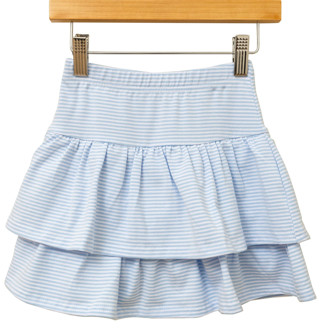 Rosemary Skort-Lt. Blue Stripe