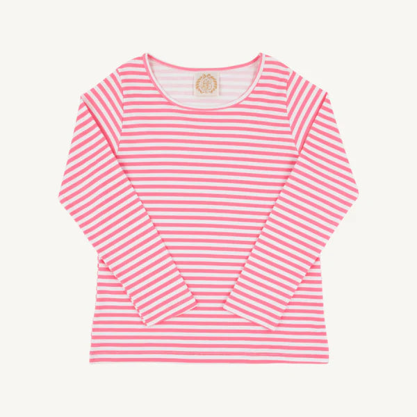 LS Plain Jayne Play Shirt-Romany Rose Stripe