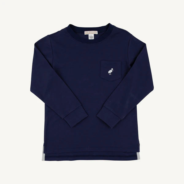 LS Carter Crewneck-Nantucket Navy