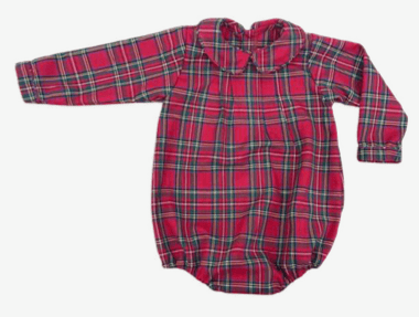 Peter Bubble-Red Christmas Plaid