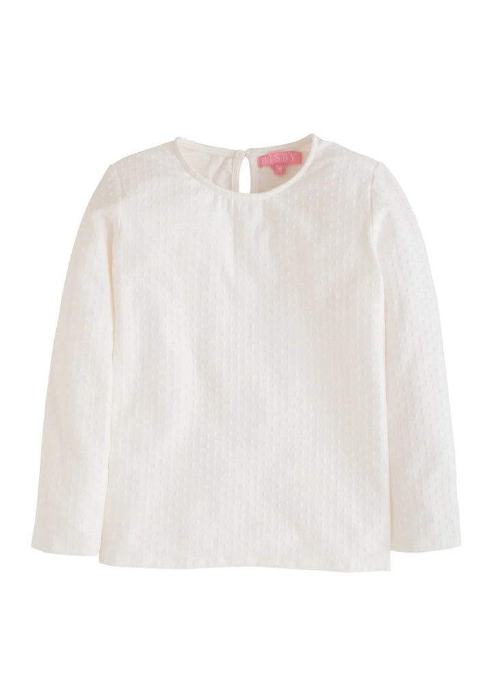 Essential Tee-Snow Pointelle