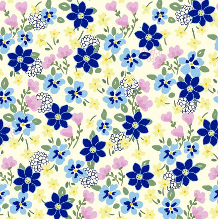 Caroline Dress LS-Lilibet Floral