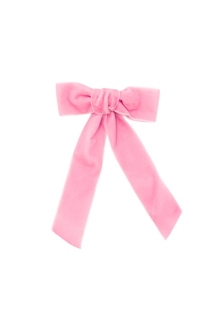 Velvet Long Tail Bow