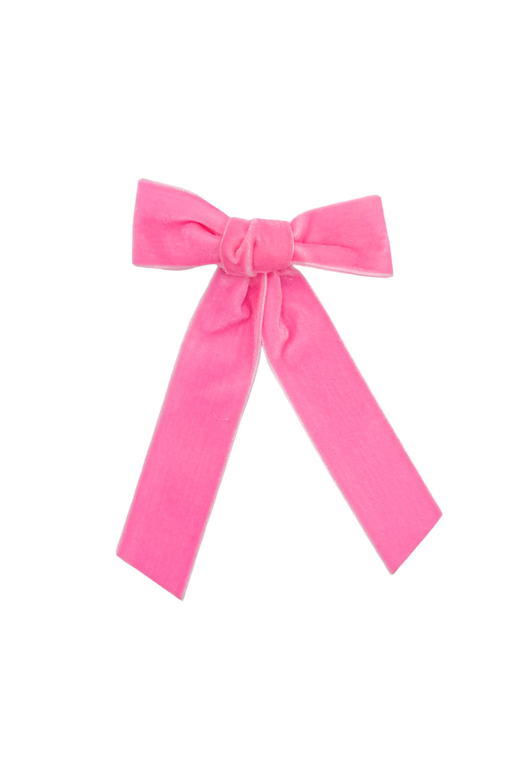 Velvet Long Tail Bow