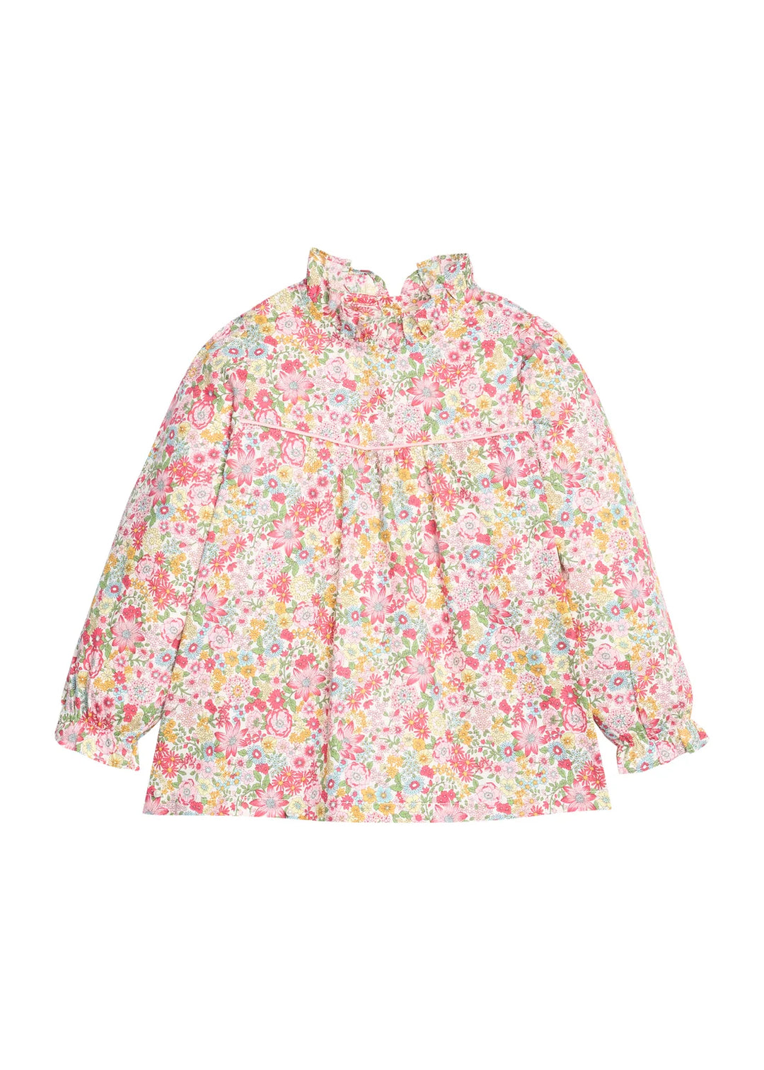 Marblehead Meadow Floral McCall Top