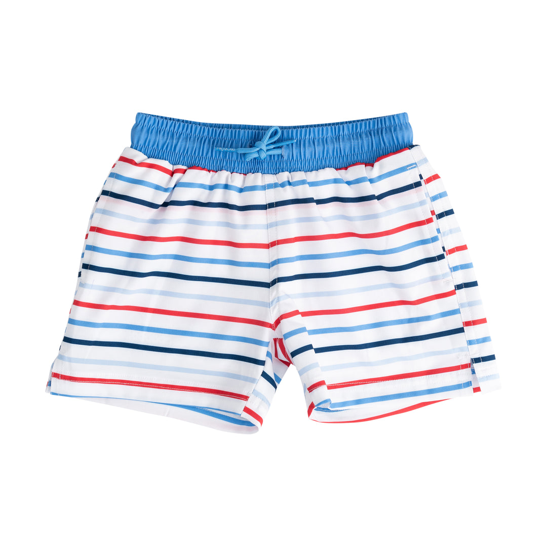 Boogie Board Swim Trunk-RWB Stripe