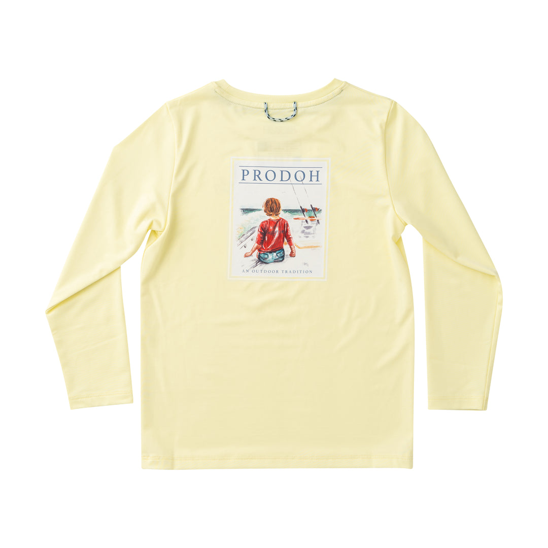 Pro Perf LS Tee-Yellow Pear