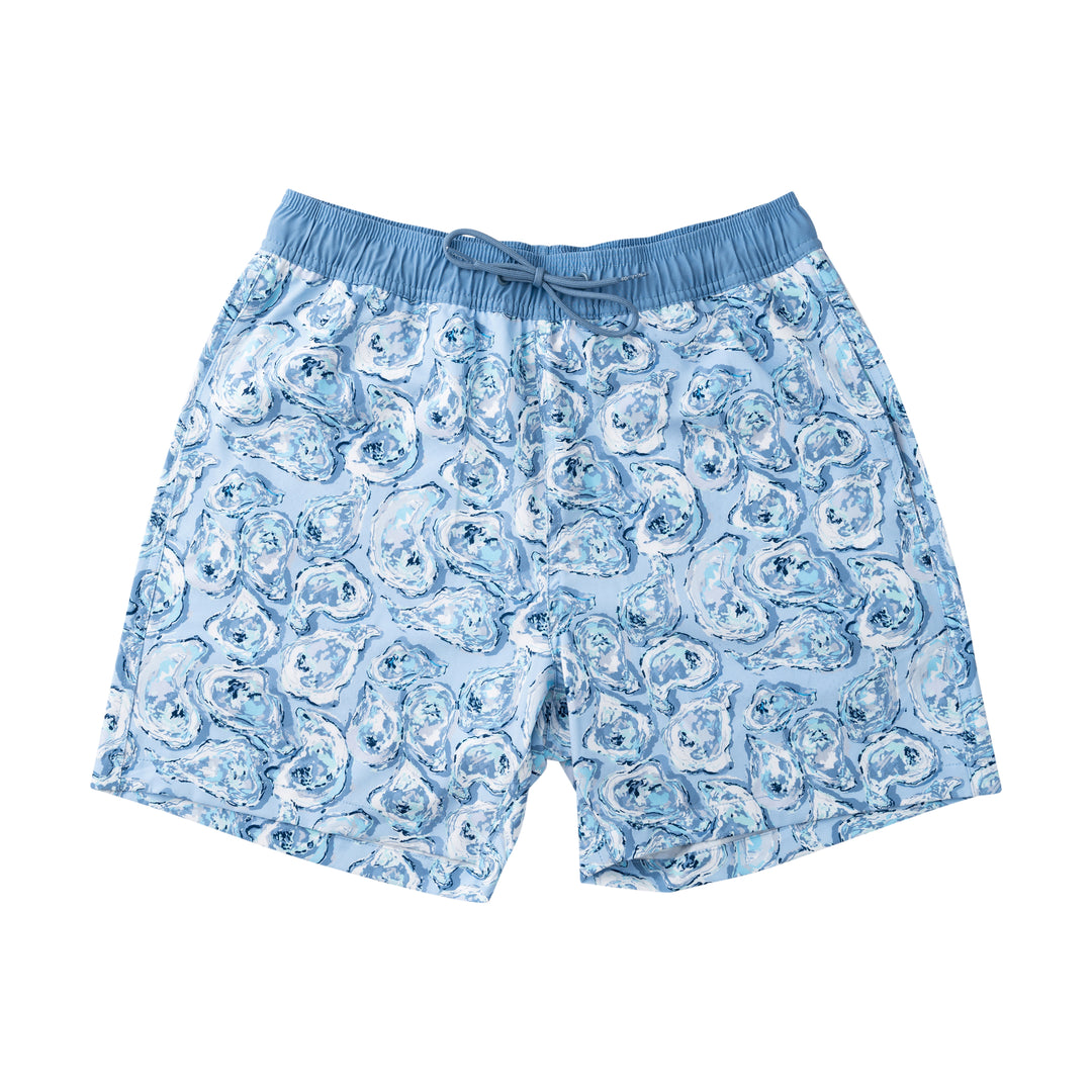Men’s Boogie Board Swim Trunks-Oyster Shell