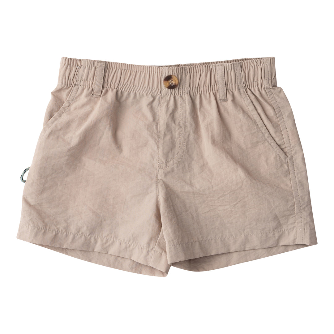 Outrigger Perf Short-Ancient Scroll Khaki