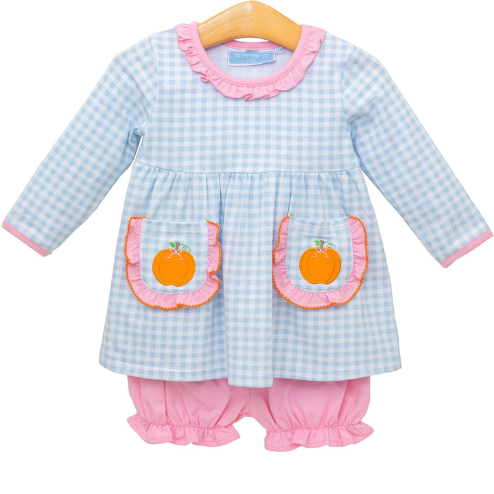 Pumpkin LS Bloomer Set