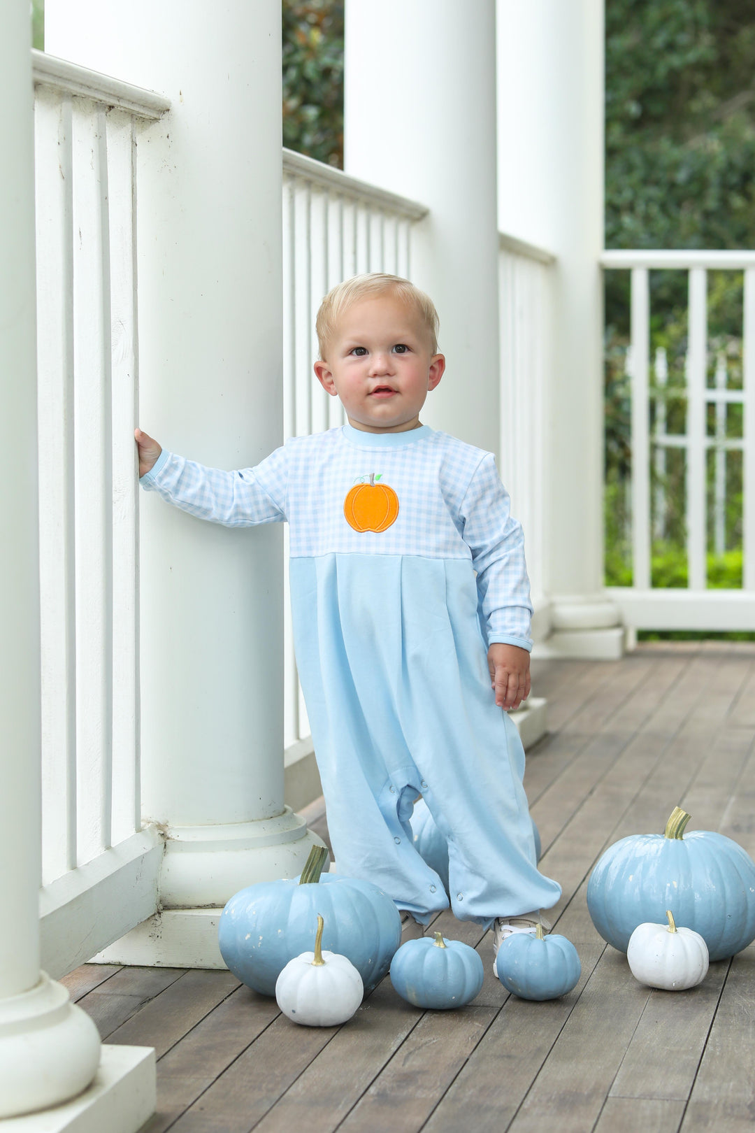Boys Pumpkin Romper