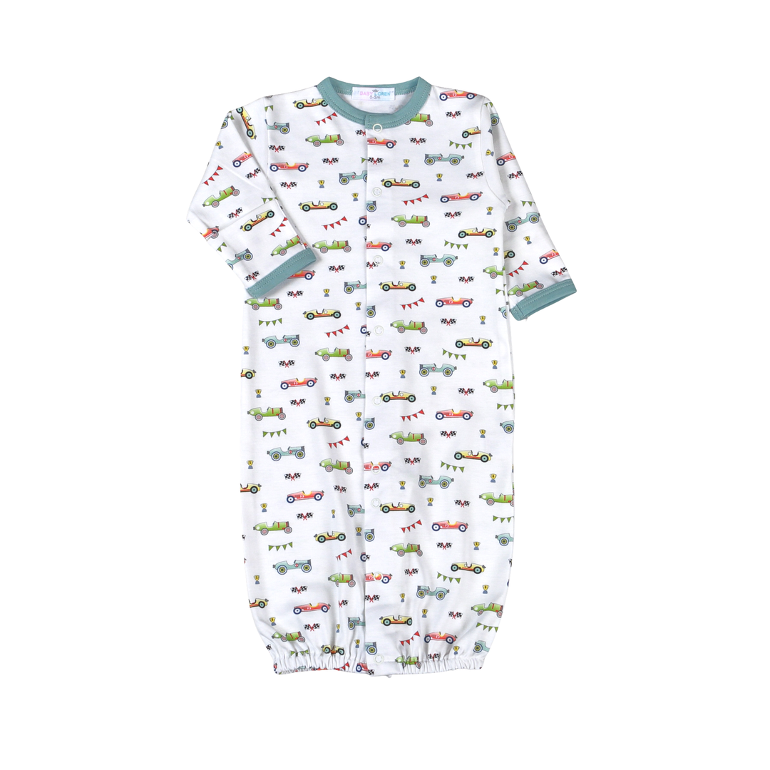 Racing Cars Zipper Converter Gown