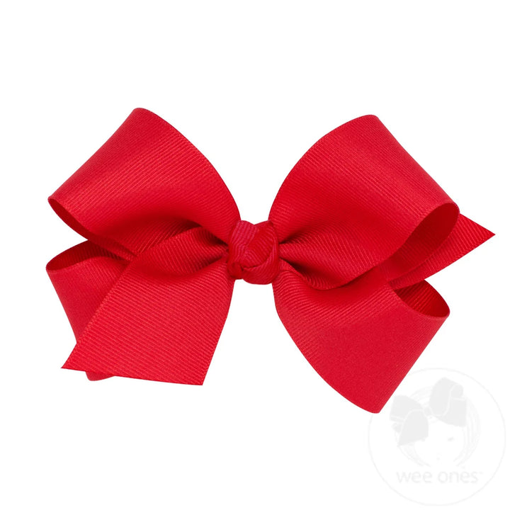 Medium Grosgrain Bow with Knot